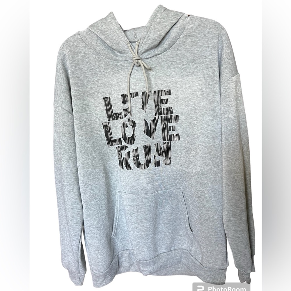 LIVE LOVE‎ RUN Women’s Hooded Sweater  Women’s Sz XL